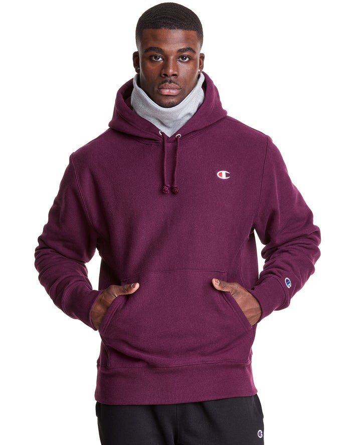 Dark purple 2025 champion hoodie